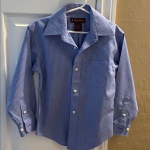 Brooks brothers size 6 blue button up